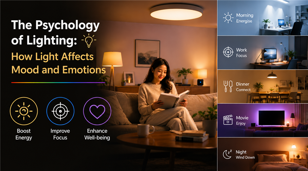 The Psychology of Lighting: How Light Affects Mood and Emotions